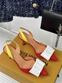 Louis Vuitton Blossom Slingback Pump LV Suede Baby Goat Leather Sandals 