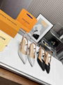 Louis Vuitton Blossom Slingback Pump LV Patent Calf leather Heel Pump