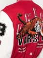 Amiri Tiger Logo Patch Varsity Jacket Red Fashion Tiger Jackets 9
