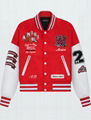 Amiri Tiger Logo Patch Varsity Jacket