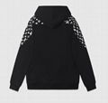 Louis Vuitton Monogram Circle Cut Hoodie Black Men LV Sweatshirt Hoodie