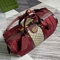       GG canvas duffle bag Red       Men Travel Bag Tote Bag