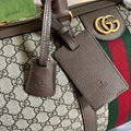 Gucci Savoy Medium Canvas Duffel bag GG Supreme Cross body bag Travel bag