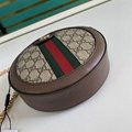 Gucci Ophidia Mini GG Round Shoulder Bag GG Supreme Web Canvas Bags