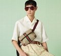 Gucci OPHIDIA GG SMALL BELT BAG GG canvas men's belt bag 