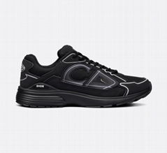 B30 Sneaker Black Mesh and Technical Fabric Men B30 Shoes