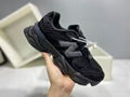             9060 Triple Black Leather 9060             shoes black shoes 5