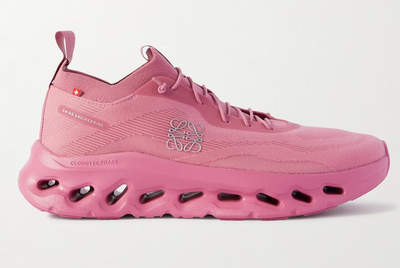       Cloudtilt Stretch-Knit Sneakers Pink Women Sneakers  3