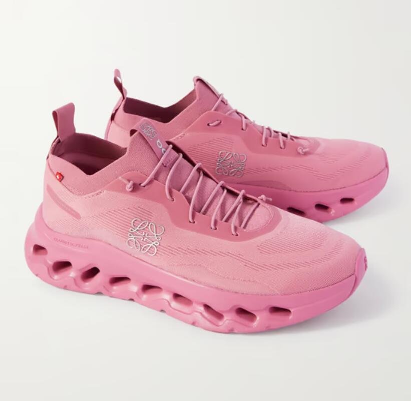       Cloudtilt Stretch-Knit Sneakers Pink Women Sneakers 