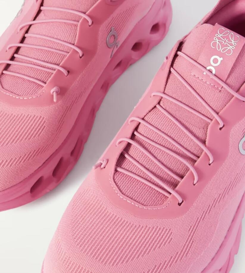       Cloudtilt Stretch-Knit Sneakers Pink Women Sneakers  5