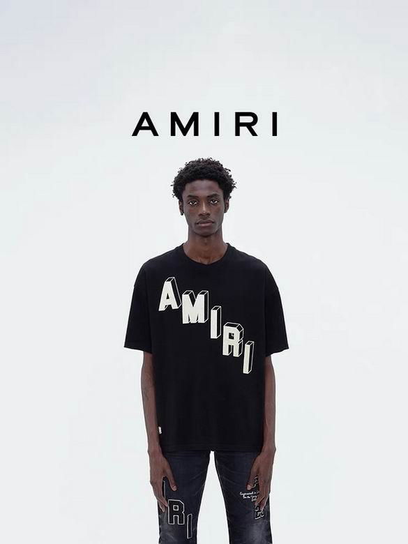 AMIRI Hockey Skater cotton T-shirt AMIRI Logo tee For Men 2