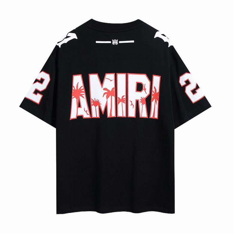 AMIRI 22 Football cotton T-shirt Men Jersey Logo T shirt 2