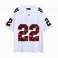 AMIRI 22 Football cotton T-shirt Men Jersey Logo T shirt