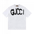 GUCCI X BALENCIAGA SPRAY PAINT SHIRT IN BLACK