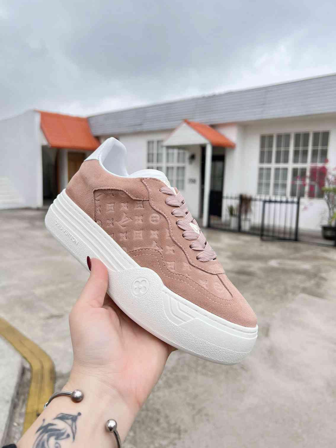                   roovy Platform Sneaker Women Leather Shoes  5