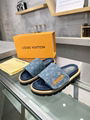 New LV Remix Pool Pillow Flat Comfort Mule Louis Vuitton Slides