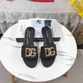 Dolce & Gabbana Raffia Slides With Dg Logo Women's Woven Logo Slide Sandals