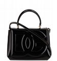 Dolce & Gabbana DG Logo Patent Leather Bag D&G Handle Top Tote Handbag