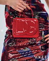 DG Logo Patent Leather Bag     Handle