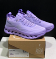       On Cloudtilt Stretch Recycled-knit Sneakers Women       All White  5