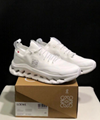       On Cloudtilt Stretch Recycled-knit Sneakers Women       All White 