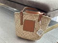 LOEWE Basket small bag Women Raffia Beach Sunmber Bag  