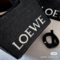 Loewe Paula's Ibiza embroidered raffia tote Women Loewe Logo tote bag