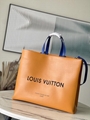Leather Shopper Bag     en tote Bag