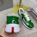       America's Cup Patent Leather & Technical Fabric Sneakers Green (Hot Product - 1*)