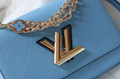 Louis Vuitton Twist MM Shoulder Bag LV Twist lock on Epi leather Chain Bag
