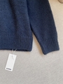 JACQUEMUS Blue Jacquard Logo Sweater Blue Fashion wool sweater for women 