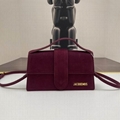 JACQUEMUS Le Grand Bambino crossbody bag Women Suede Shoulder Bag
