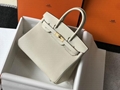 Hermes Birkin Togo 25 Black Handbags 