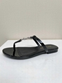 SAINT LAURENT cassandre sandals in patent leather YSL logo mule 