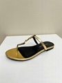 SAINT LAURENT cassandre sandals in patent leather YSL logo mule 