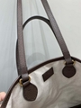       Ophidia small tote bag in beige and ebony       tote  12