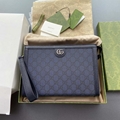 Gucci Ophidia Clutch Biege in GG Supreme canvas Ophidia Pouch