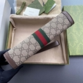 Gucci Ophidia Clutch Biege in GG Supreme canvas Ophidia Pouch
