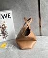 Loewe Mini Puzzle Fold Tote in shiny calfskin Fashion Puzzle Fold Tote