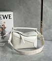 Loewe Satin Calfskin Monochrome Small Puzzle Edge