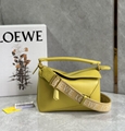 Loewe Satin Calfskin Monochrome Small Puzzle Edge