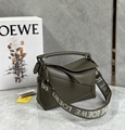 Loewe Satin Calfskin Monochrome Small Puzzle Edge
