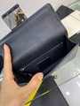 Fendi Selleria flat bucket Pochette Shoulder Bag FENDI Baguette Pouch Black 