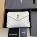 Saint Laurent Medium LouLou Matelassé Leather Shoulder Bag