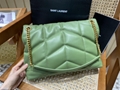 Saint Laurent Black Loulou Puffer shoulder bag SL Chain shoulder bag 