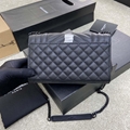 Saint Laurent Envelope Small Bag In Quilted Grain Ysl Flap Bag