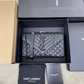 Saint Laurent Envelope Small Bag In Quilted Grain Ysl Flap Bag