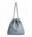            Small Crush Tote Bag            Denim Chain Bag 6