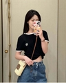 LOEWE Paula's Ibiza Leather-Trimmed Raffia Bucket Bag Square Pocket Shoulder Bag