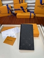               Brazza Wallet     lack Monogram Shadow calfskin Long wallets 3